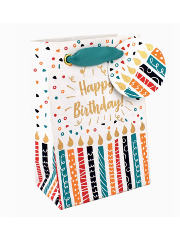 Vivid Wrap Ltd Happy Birthday Candle Small Bag