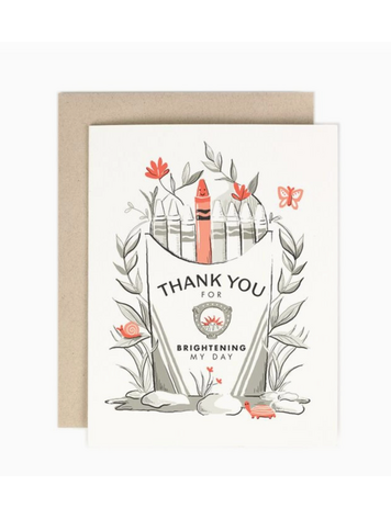 Amy Heitman Thank You Crayon Box