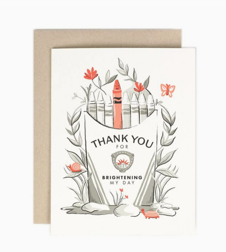 Amy Heitman Thank You Crayon Box