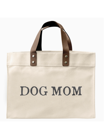 Santa Barbara Design Studio Face To Face Mini Canvas Tote - Dog Mom