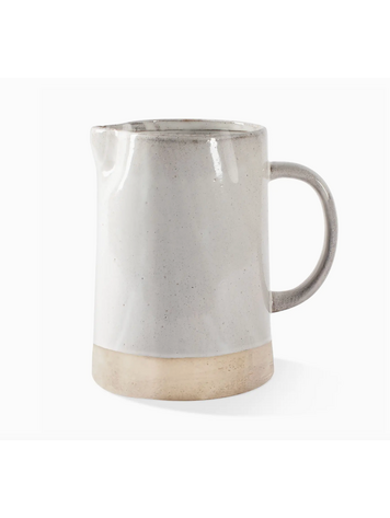 Fringe Studio Artisan Pitcher - Pinched White