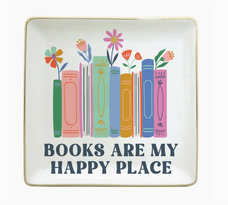 soiree-sisters Ceramic Trinket Tray | Books Trinket Tray