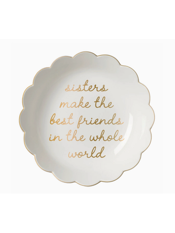 soiree-sisters Ceramic Trinket Tray | Sisters Scallop Trinket Tray