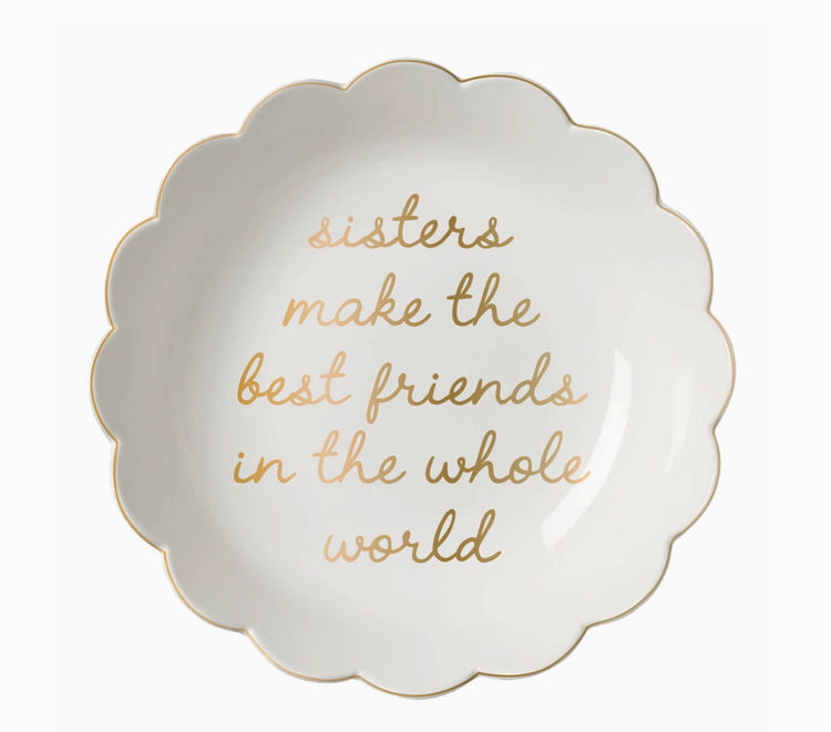 soiree-sisters Ceramic Trinket Tray | Sisters Scallop Trinket Tray