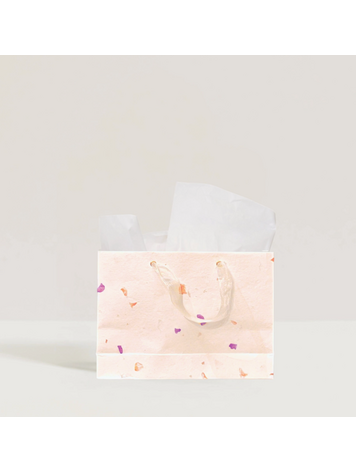 Paper Baristas Flower Purple Petal Gift Bag - Small