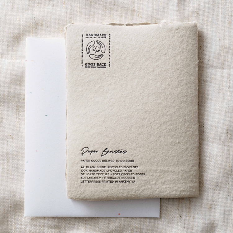 Paper Baristas Saying Bonjour | Charcuterie Board