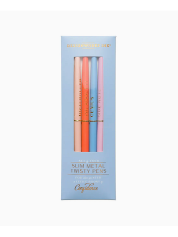 Designworks Ink Twisty Slim Metal Pen Set