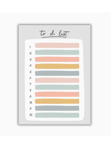 Post-it® Notes Color Block To Do Post-It® Note - 6x8 - Task Sticky Notes