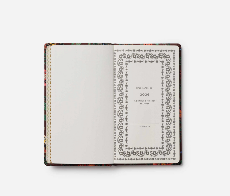 Rifle Paper Co. 2026 Gracie 12-Month Hardcover Pocket Planner