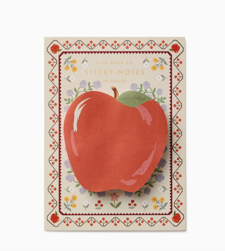 Rifle Paper Co. Apple Sticky Notes
