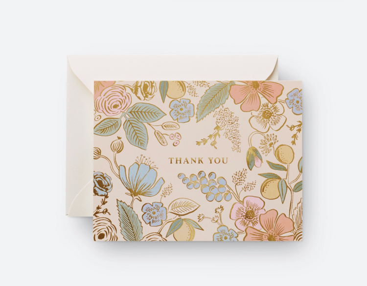 Rifle Paper Co. Colette Thank You Boxed Set
