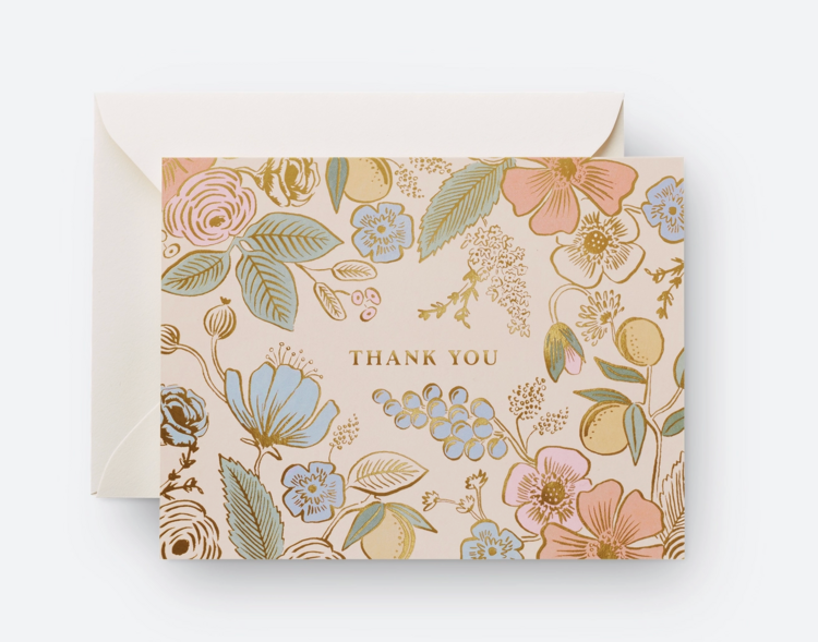 Rifle Paper Co. Colette Thank You Boxed Set