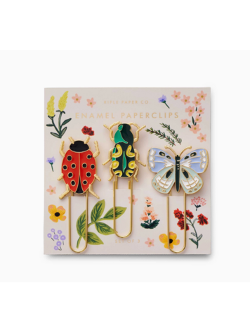 Rifle Paper Co. Curio Enamel Paper Clip Set