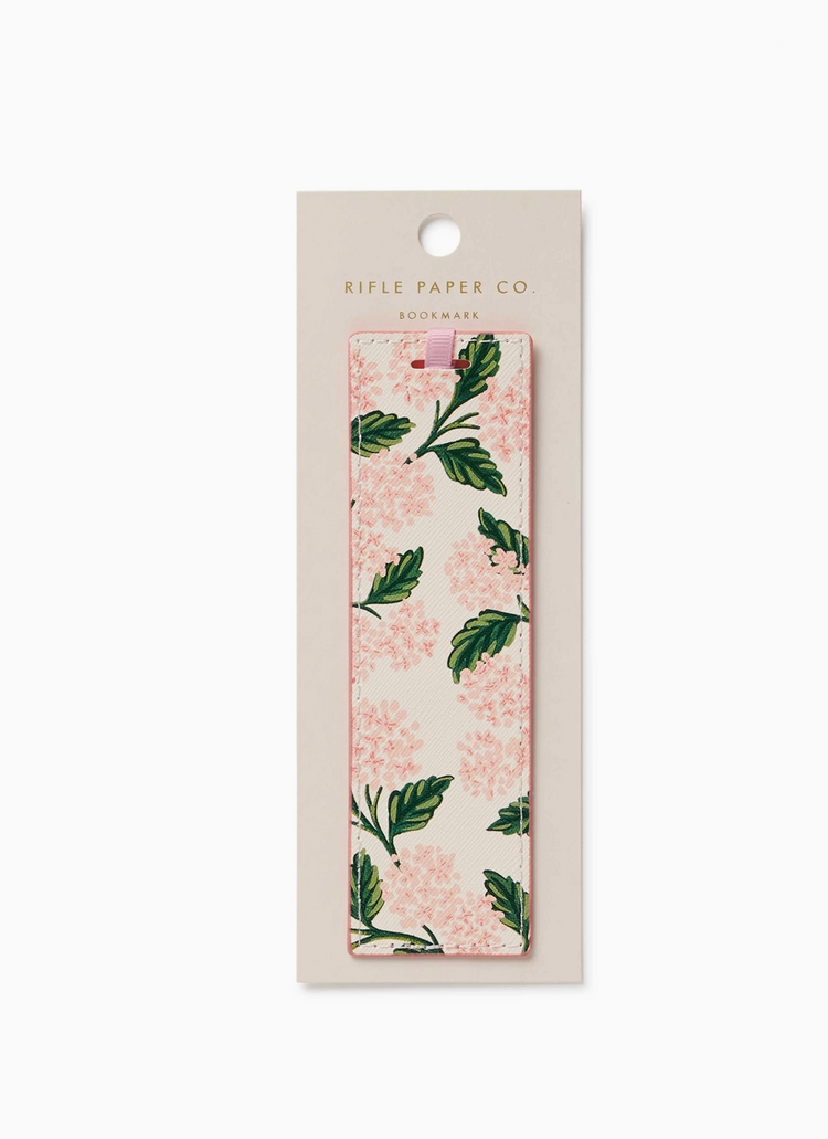 Rifle Paper Co. Pink Hydrangea Bookmark
