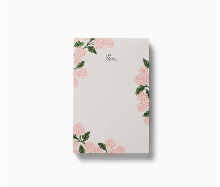 Rifle Paper Co. Pink Hydrangea Notepad