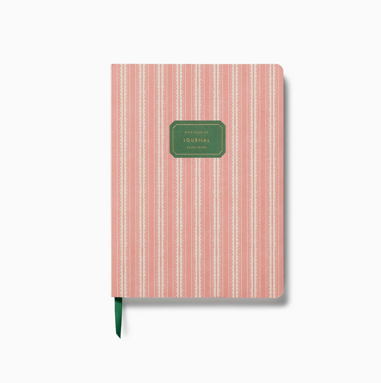 Rifle Paper Co. Pinking Stripe Softcover Journal