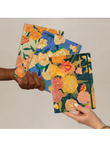 Seedlings Marigolds Sewn Trio Notebook Set