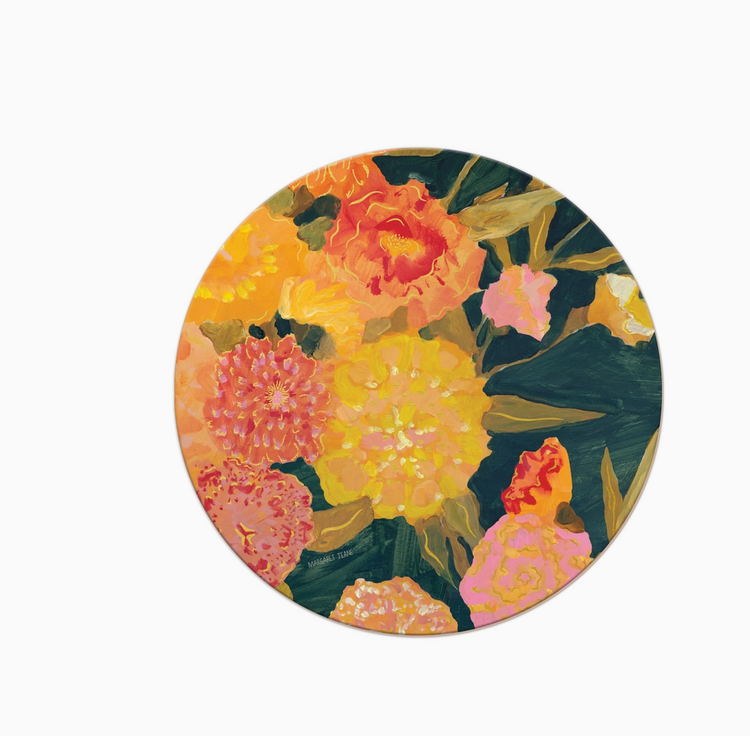 Seedlings Marigolds Coaster