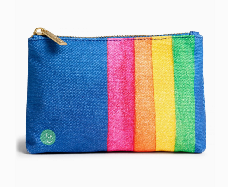 E. Frances Paper Studio Retro Rainbow Little Pouch