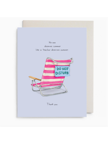 E. Frances Paper Studio Beach Teach Teacher