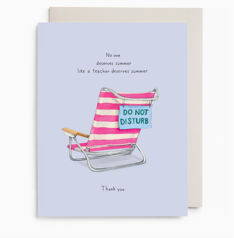 E. Frances Paper Studio Beach Teach Teacher