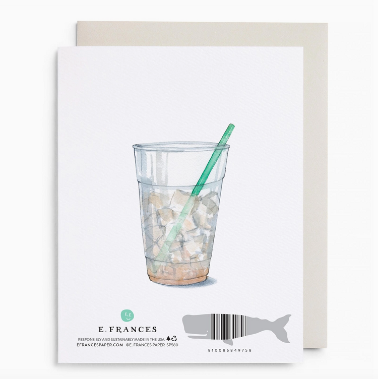 E. Frances Paper Studio Cool Like Mom Iced Coffee