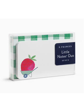 E. Frances Paper Studio Strawberry Little Notes Duo Set
