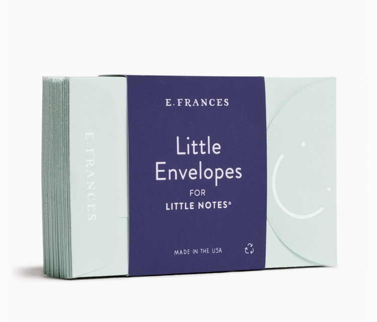 E. Frances Paper Studio Little Notes® Envelopes - Seaglass - Set of 20