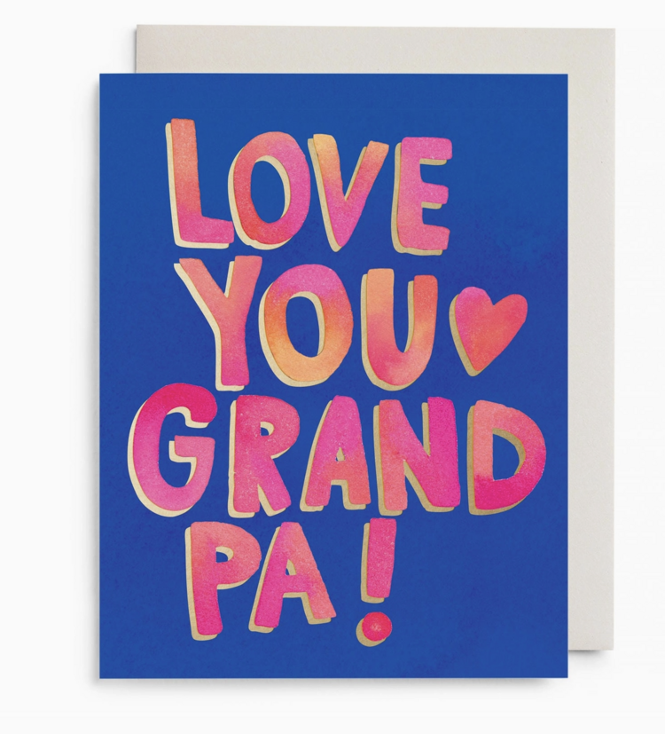 E. Frances Paper Studio Love You Grandpa