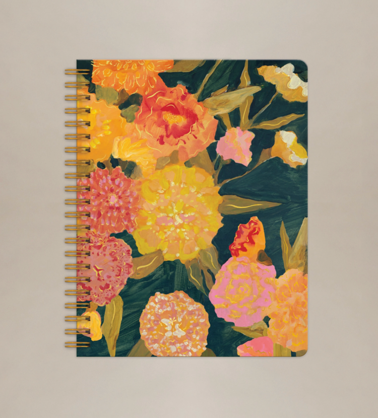 Seedlings Marigolds Seedlings Big Ass 8.5" X 11" Notebook
