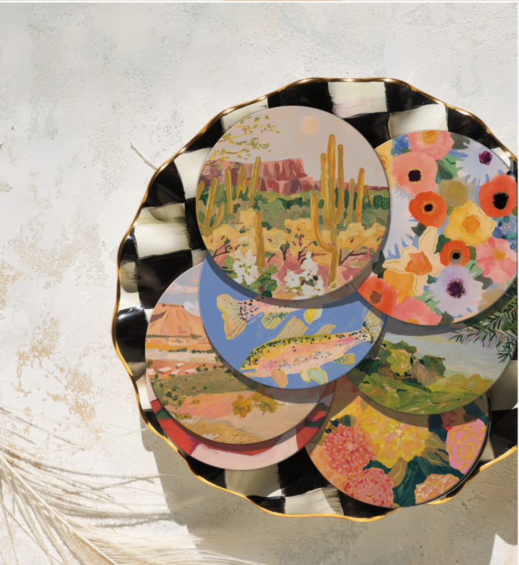 Seedlings Desert Moonlight Coaster