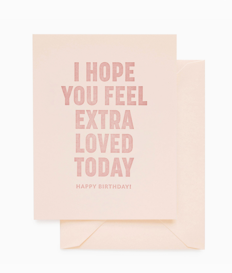 Sugar Paper Extra Loved Birthday