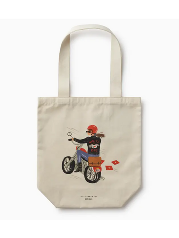 Rifle Paper Co. Write or Die Canvas Tote Bag