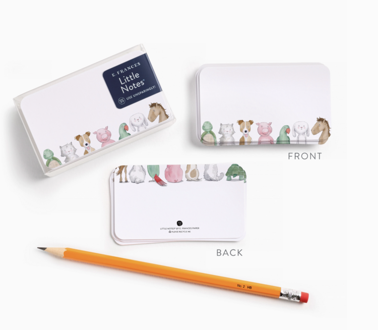 E. Frances Paper Studio Animal Friends Little Notes