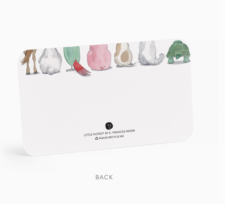 E. Frances Paper Studio Animal Friends Little Notes