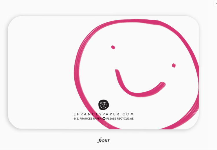 E. Frances Paper Studio Okloveyoubye Little Notes