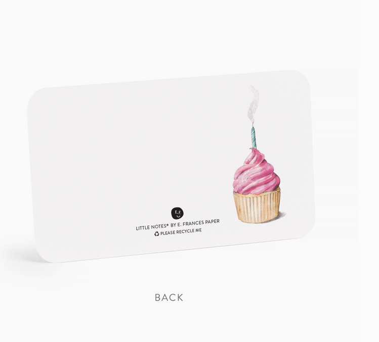 E. Frances Paper Studio Pink Cupcake Little Notes