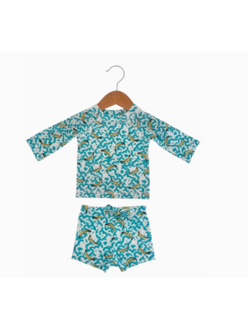 SIIX Collection Banana Rashguard Set