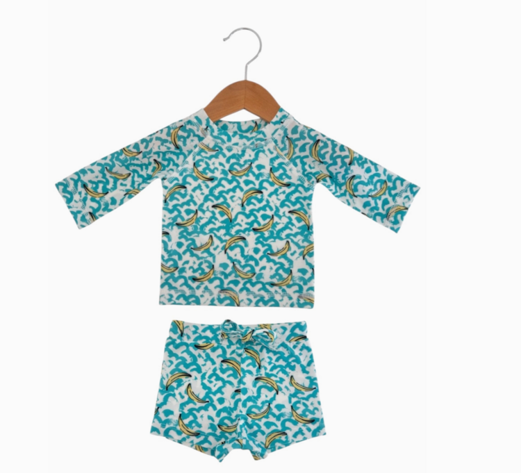 SIIX Collection Banana Rashguard Set