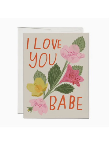 Red Cap Cards Love You Babe