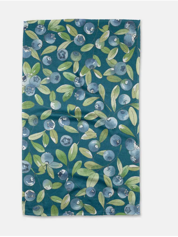 Geometry Blueberry Hill Tea Towel