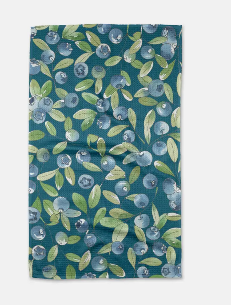 Geometry Blueberry Hill Tea Towel