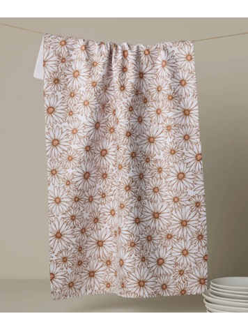 Geometry Daisy Trail Tea Towel