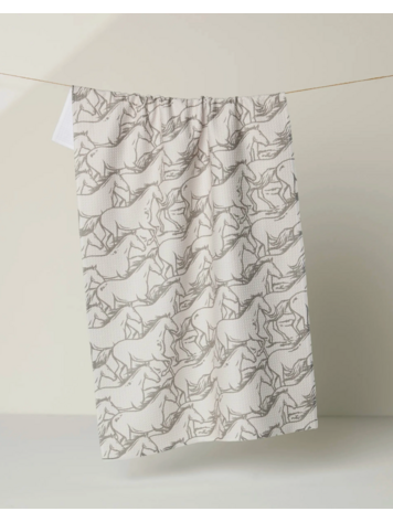 Geometry Full Stride Tea Towel