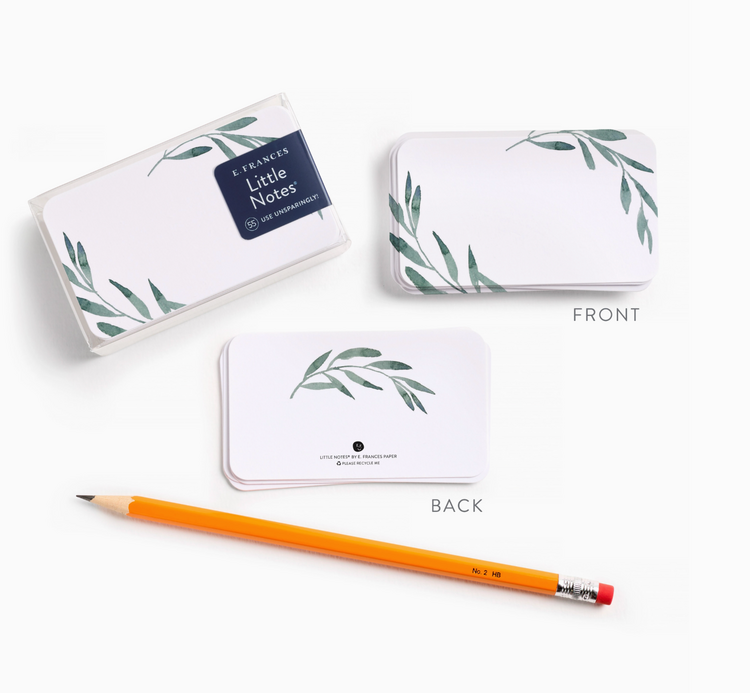E. Frances Paper Studio Olive Branches Little Notes