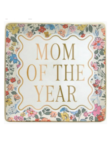soiree-sisters Ceramic Mother's Day Trinket Tray | Mom of the Year