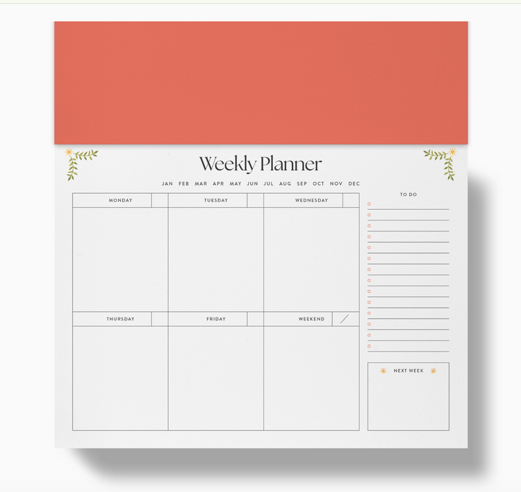 Papier Weekly Desk Planner, Folklore