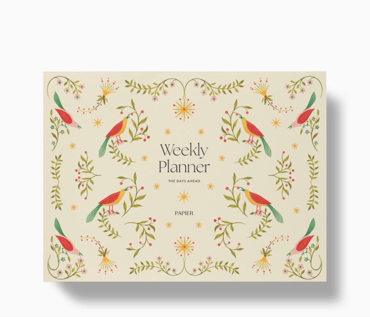 Papier Weekly Desk Planner, Folklore