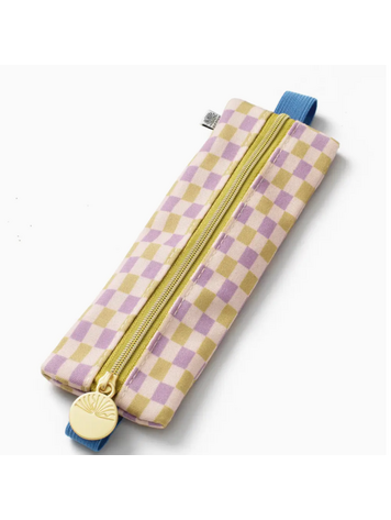 Papier Elastic Pen Pouch - Checkered