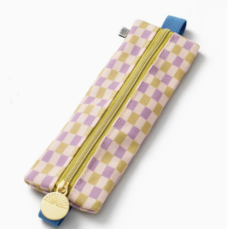 Papier Elastic Pen Pouch - Checkered